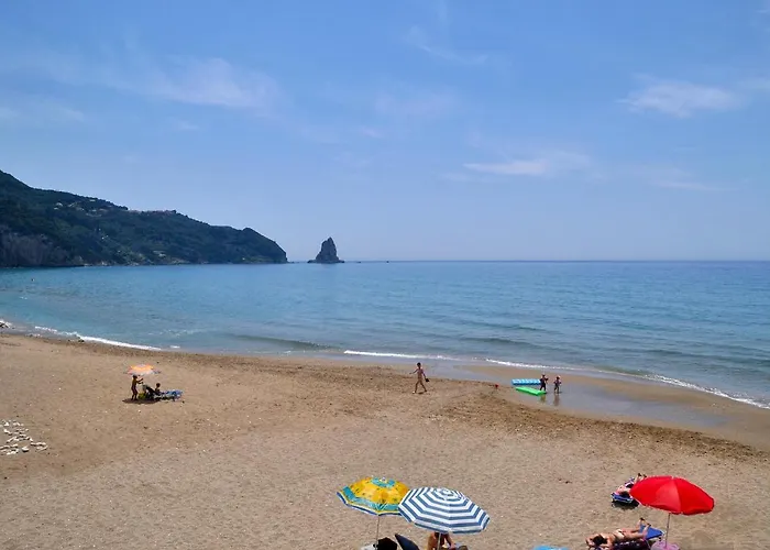 Maria With Amazing Pool - Agios Gordios Beach, Corfu Apartmán